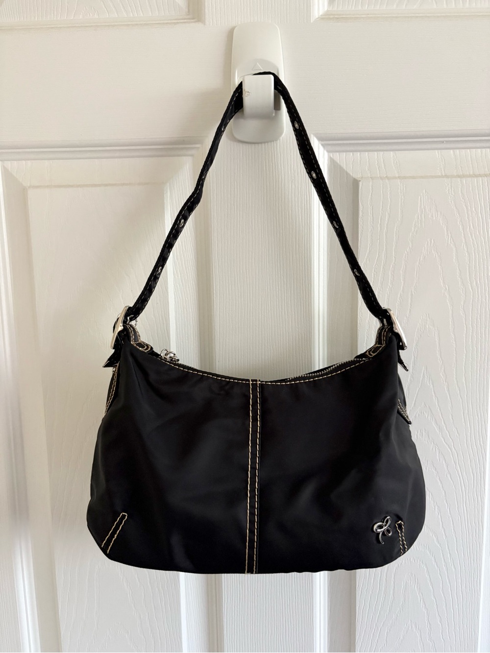 Nina Black Hobo Bag